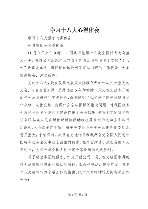 学习十八大心得体会 (4).docx