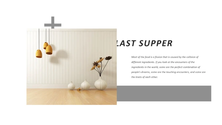 极简风室内设计北欧风格居家房屋室内装修设计方案PPT模版