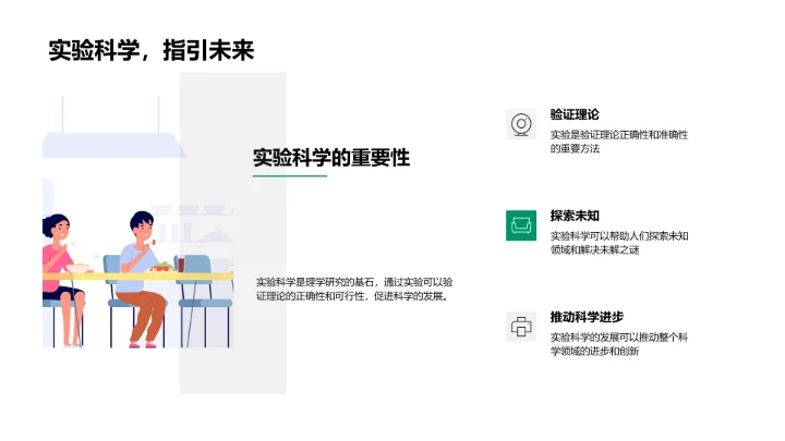 理学研究与应用PPT模板