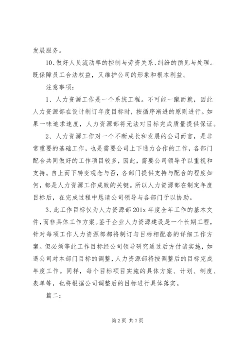 人力资源方案精选多篇.docx