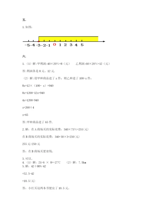 小学六年级数学毕业试题（培优）.docx
