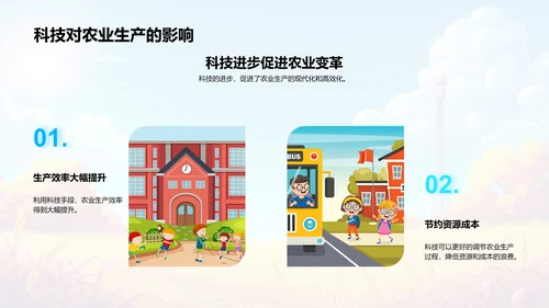 农业科技应用探讨PPT模板