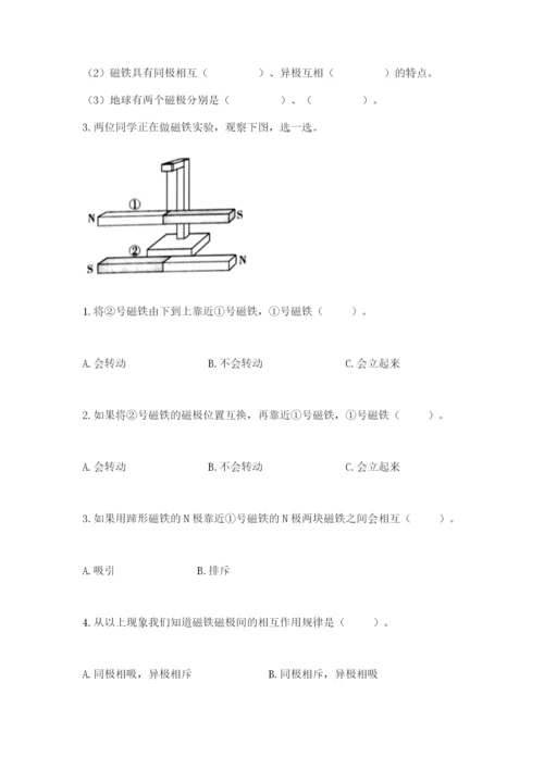 教科版小学科学二年级下册 期末测试卷附答案（考试直接用）.docx