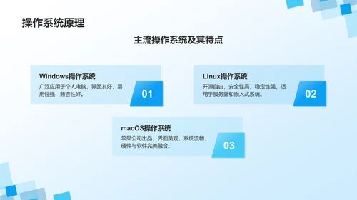 蓝色几何风IT互联网——技术与工具培训PPT模板