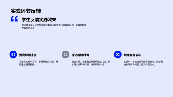 数学题解策略讲座PPT模板