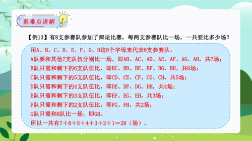 第八单元：数学广角——搭配（二）单元复习课件(共28张PPT)人教版三年级数学下册