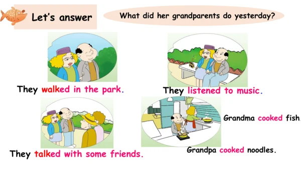 Module 7 Unit 2 Grandma cooked fish 课件(共32张PPT)
