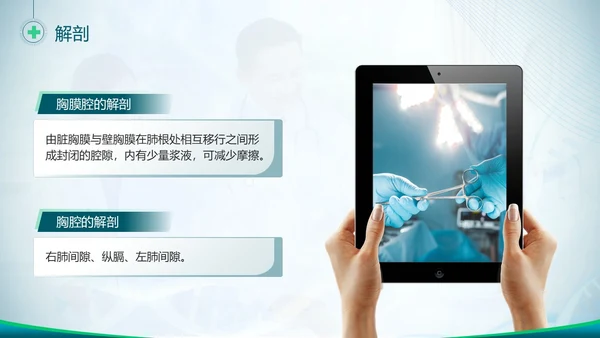 胸腔闭式引流管的护理蓝色绿色简约商务医疗胸腔闭式引流管护理PPT护理查房