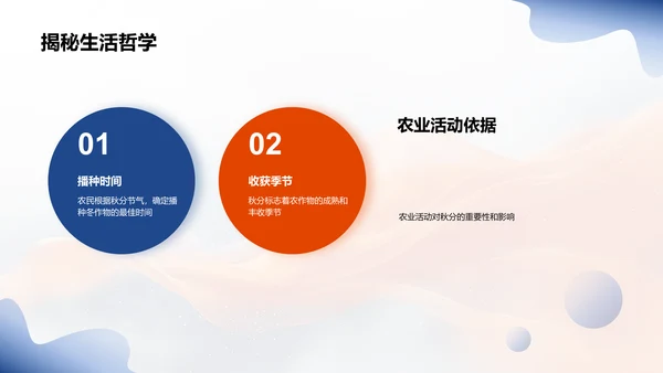 秋分节气讲解PPT模板