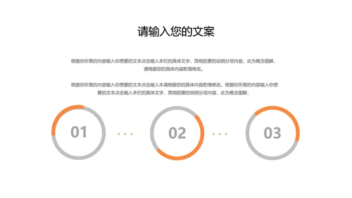 黄色渐变风年度总结汇报PPT模板