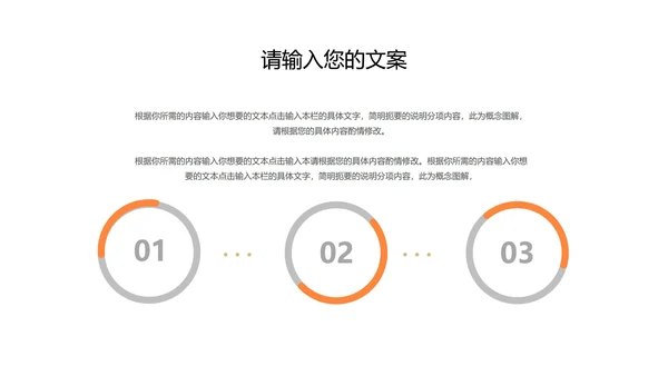黄色渐变风年度总结汇报PPT模板