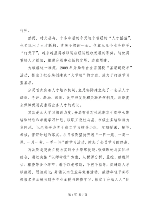 国税开展建设年活动体会.docx