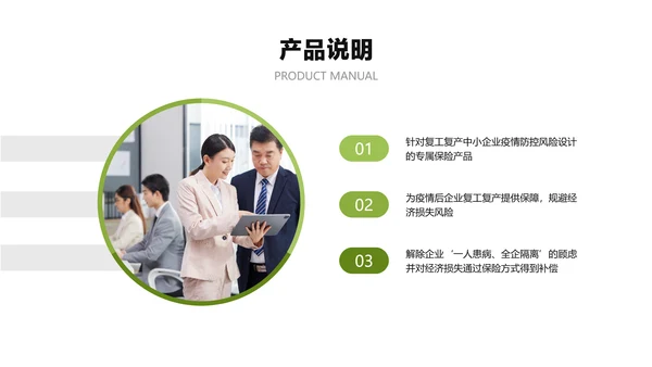 白色商务风金融企业综合保险产品介绍说明会