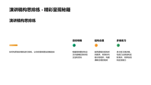 答辩技巧分享PPT模板