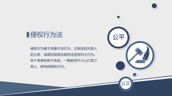 蓝色大气法律法学宣传工作汇报PPT动态模板