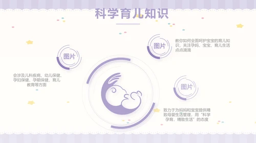 紫色大气母婴婴儿工作总结汇报PPT