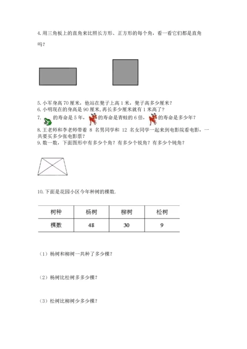 二年级上册数学应用题100道附完整答案【精选题】.docx