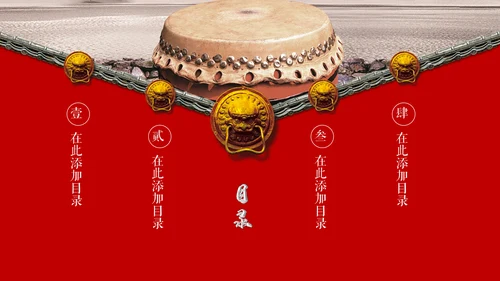 大气中国风创业融资计划书通用PPT模板
