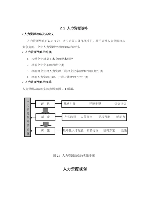 人力资源规划与人力资源战略.docx