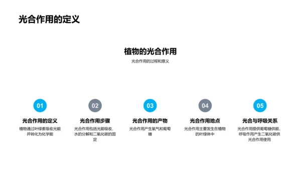 植物生长科学讲座PPT模板