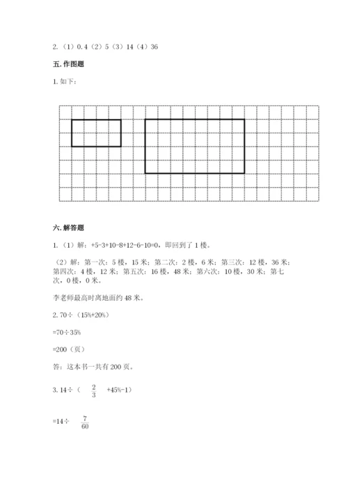 吉林市昌邑区六年级下册数学期末测试卷完整.docx