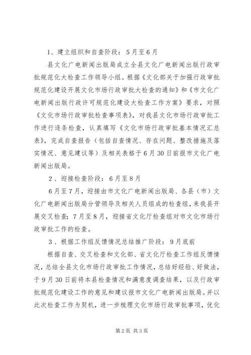 行政审批建设检查工作方案.docx