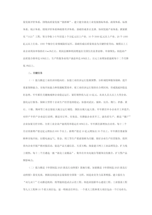 工业经济稳增长快转型高质量发展工作专项方案.docx