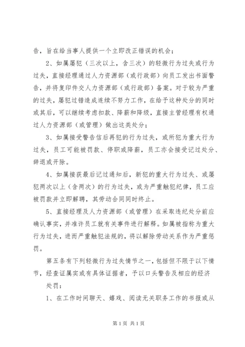 公司奖惩管理制度(整合版).docx