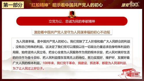大力弘扬红船精神党史教学课件ppt模板