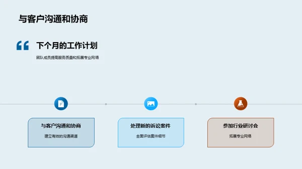 法律行业月度总结