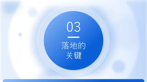 蓝色商务风人工智能商业化落地企划PPT