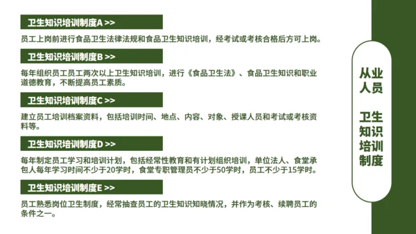 学校食堂食品安全卫生通用PPT模板