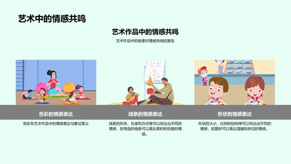 艺术课堂故事启蒙PPT模板