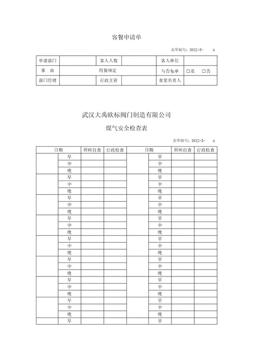 厨工岗位说明书样本