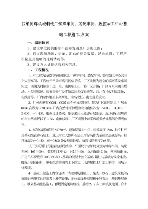 厂房基础工程施工方案.docx