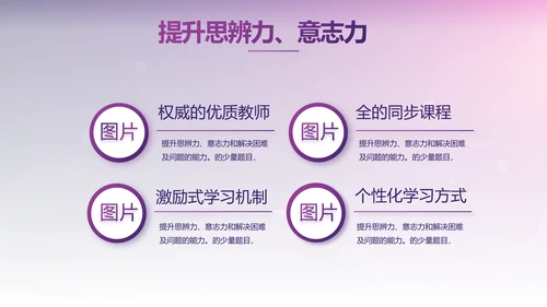 紫色教育行业营销策划方案专题会动态PPT模板