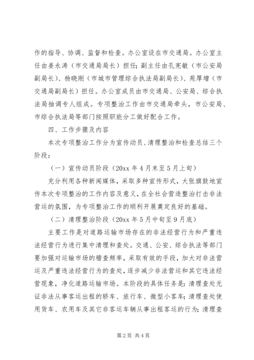 道路运输市场非法营运行为专项整治工作实施方案 (6).docx