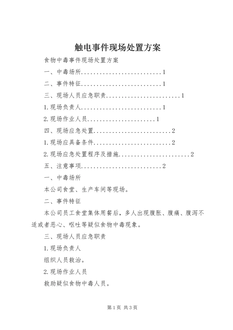 触电事件现场处置方案 (5).docx