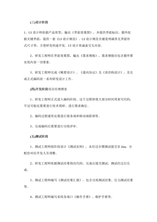 一个完整的软件开发作业流程新版培训教材.docx