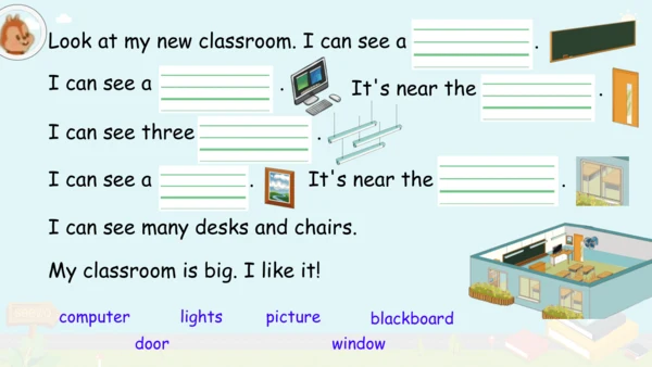 Unit 1 My classroom-Part A Let's talk & learn 课件(共