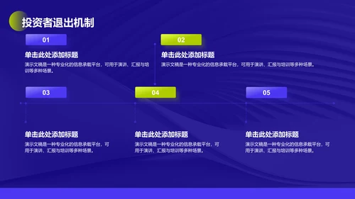 通用行业商业计划书PPT模板