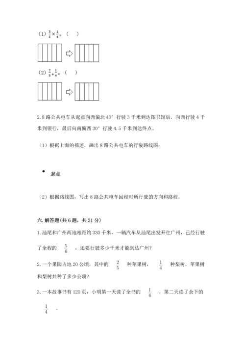 人教版六年级上册数学 期中测试卷精品【精选题】.docx