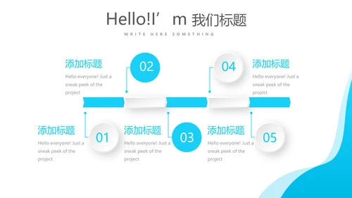 蓝色医疗牙科工作汇报动态PPT