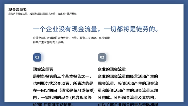 财务报表阅读与知识培训通用PPT模板