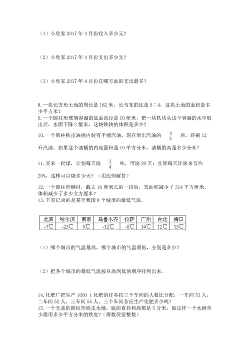 六年级小升初数学应用题50道必考题.docx