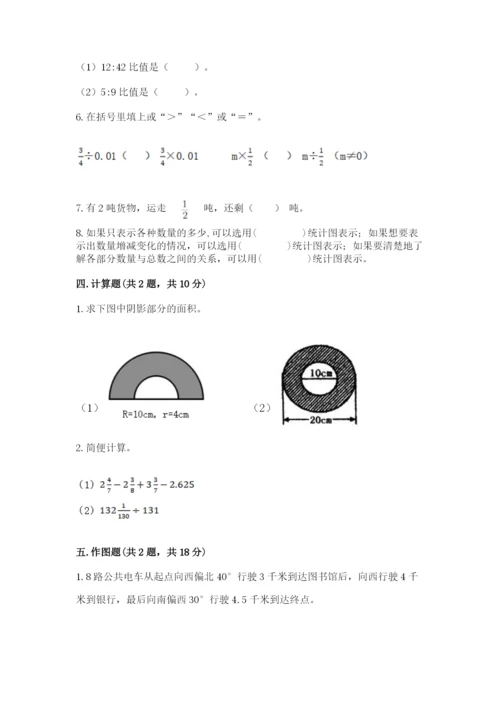 人教版六年级上册数学期末测试卷精品（能力提升）.docx