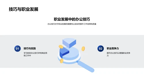 办公技巧提升培训PPT模板