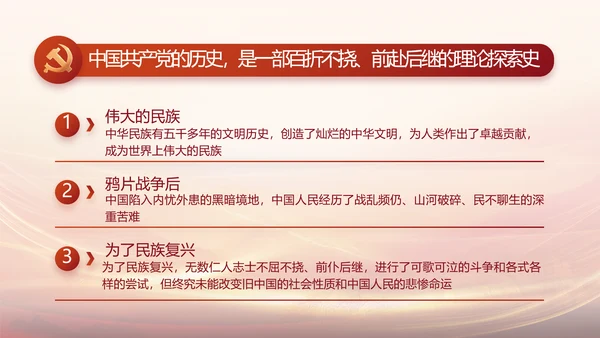 党支部党史学习党课工作总结动态PPT