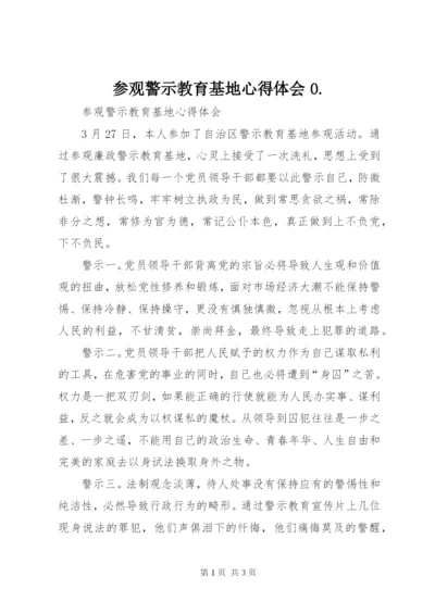 参观警示教育基地心得体会0.docx