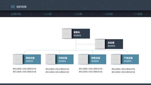 稳重详细内容商业计划书PPT模板